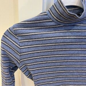 Brandy Melville striped blue turtleneck